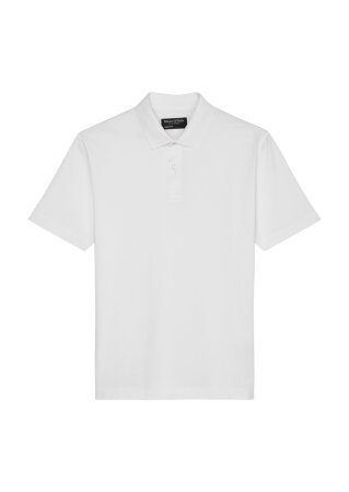 Polo shirt, shortsleeve, woven opti