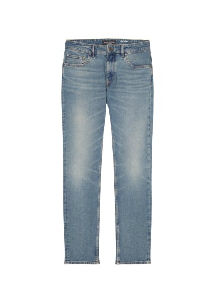 Denim trousers, shaped fit, shaped