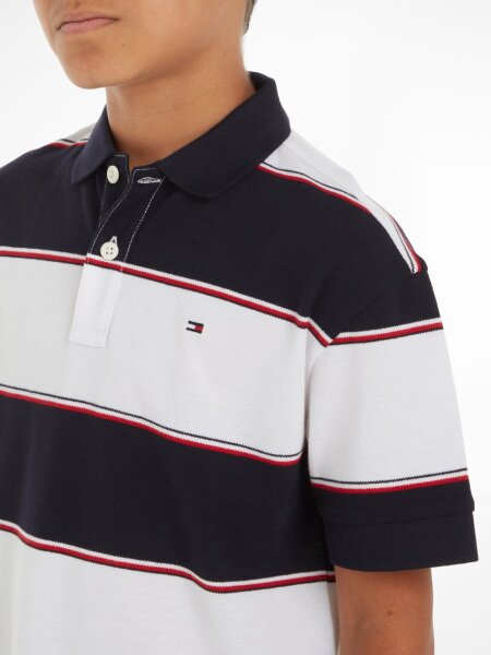 GLOBAL RUGBY STRIPE POLO S/S