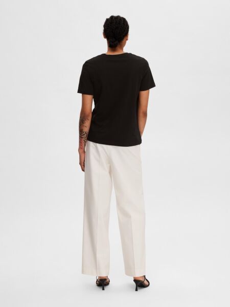 SLFESSENTIAL SS V-NECK TEE NOOS