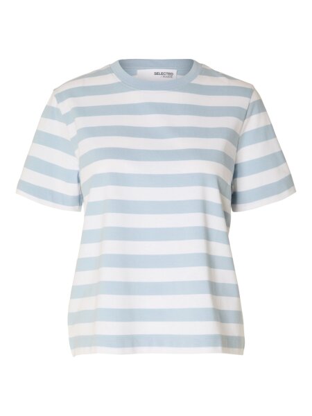SLFESSENTIAL SS STRIPED BOXY TEE NO