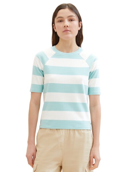 striped interlock T-Shirt