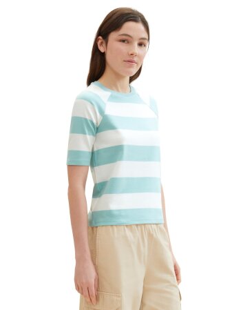 striped interlock T-Shirt
