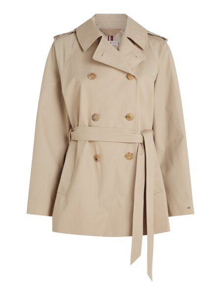 COTTON SHORT TRENCH