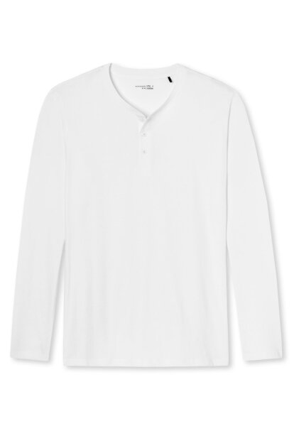 Langarmshirt Knopfleiste