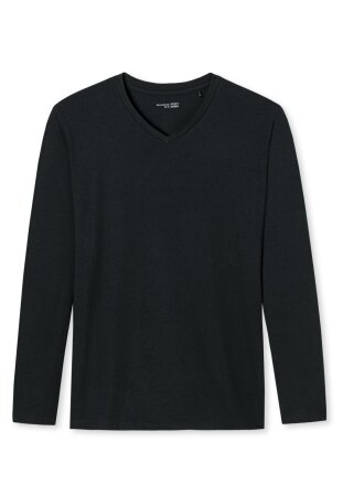 Langarmshirt V-Ausschnitt