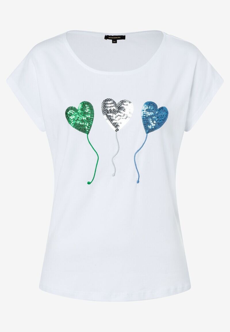 Shirt with Embellishment Hearts