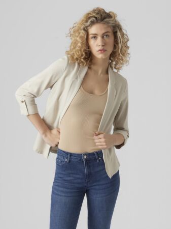 VMJESMILO 3/4 LOOSE BLAZER WVN GA N