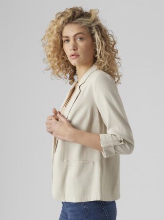 VMJESMILO 3/4 LOOSE BLAZER WVN GA N