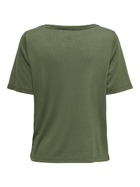 ONLELISE S/S V-NECK TOP JRS NOOS