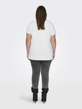 CARBONNIE LIFE S/S V A-SHAPE TEE NO