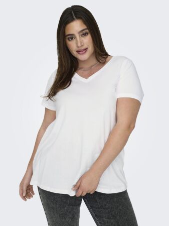 CARBONNIE LIFE S/S V A-SHAPE TEE NO