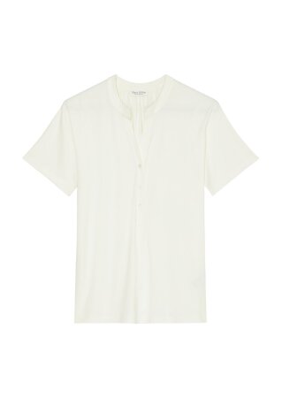 Jersey-blouse, short-sleeve, placke