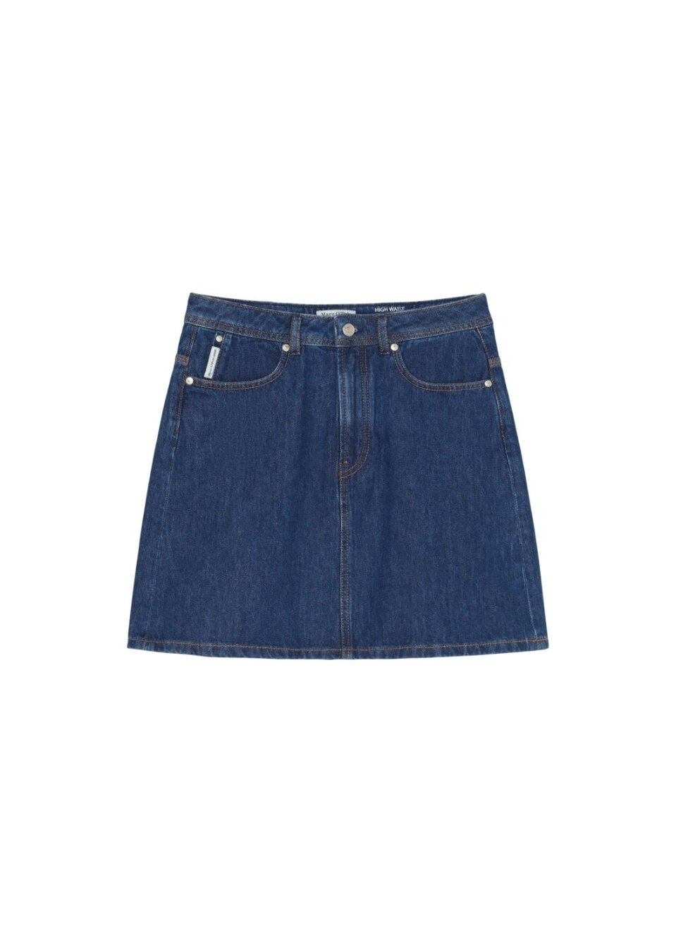 Denim Skirt, A-Shaped Fit, Mini Len
