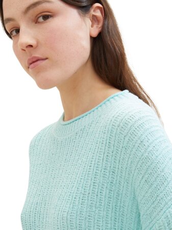 tape yarn pullover