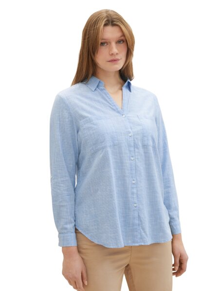 blouse with slub structure