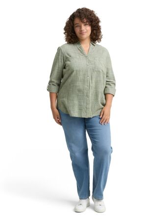blouse with slub structure