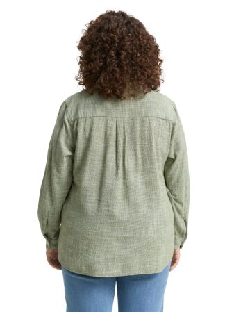 blouse with slub structure