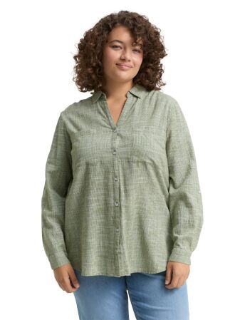 blouse with slub structure