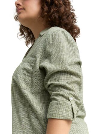 blouse with slub structure