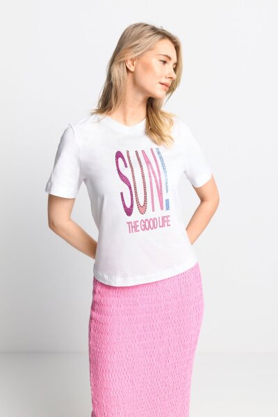 Elegant Fit T-Shirt SUN Print organ