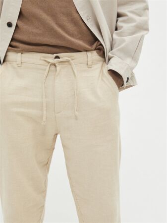 SLH172-SLIMTAPE BRODY LINEN PANT NO