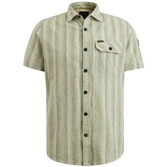 Short Sleeve Shirt Yarn Dyed Strip