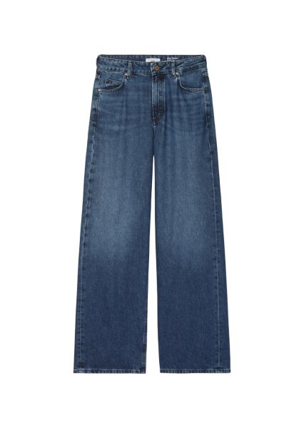 Denim Trousers, High Waist, Wide Le