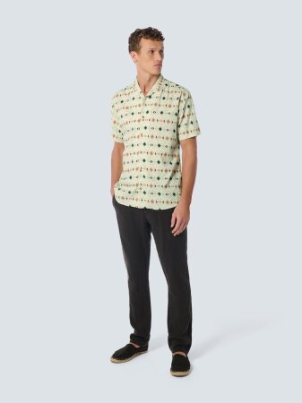 Shirt Short Sleeve Resort Collar Al