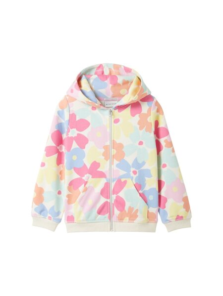 all over printed sweat jacket