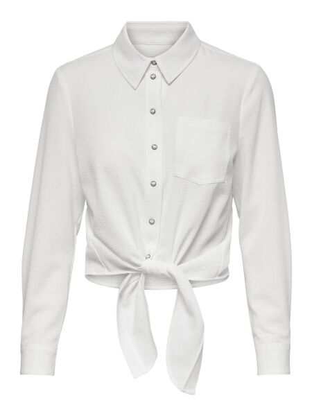 ONLLECEY LS KNOT SHIRT NOOS WVN