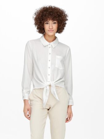 ONLLECEY LS KNOT SHIRT NOOS WVN