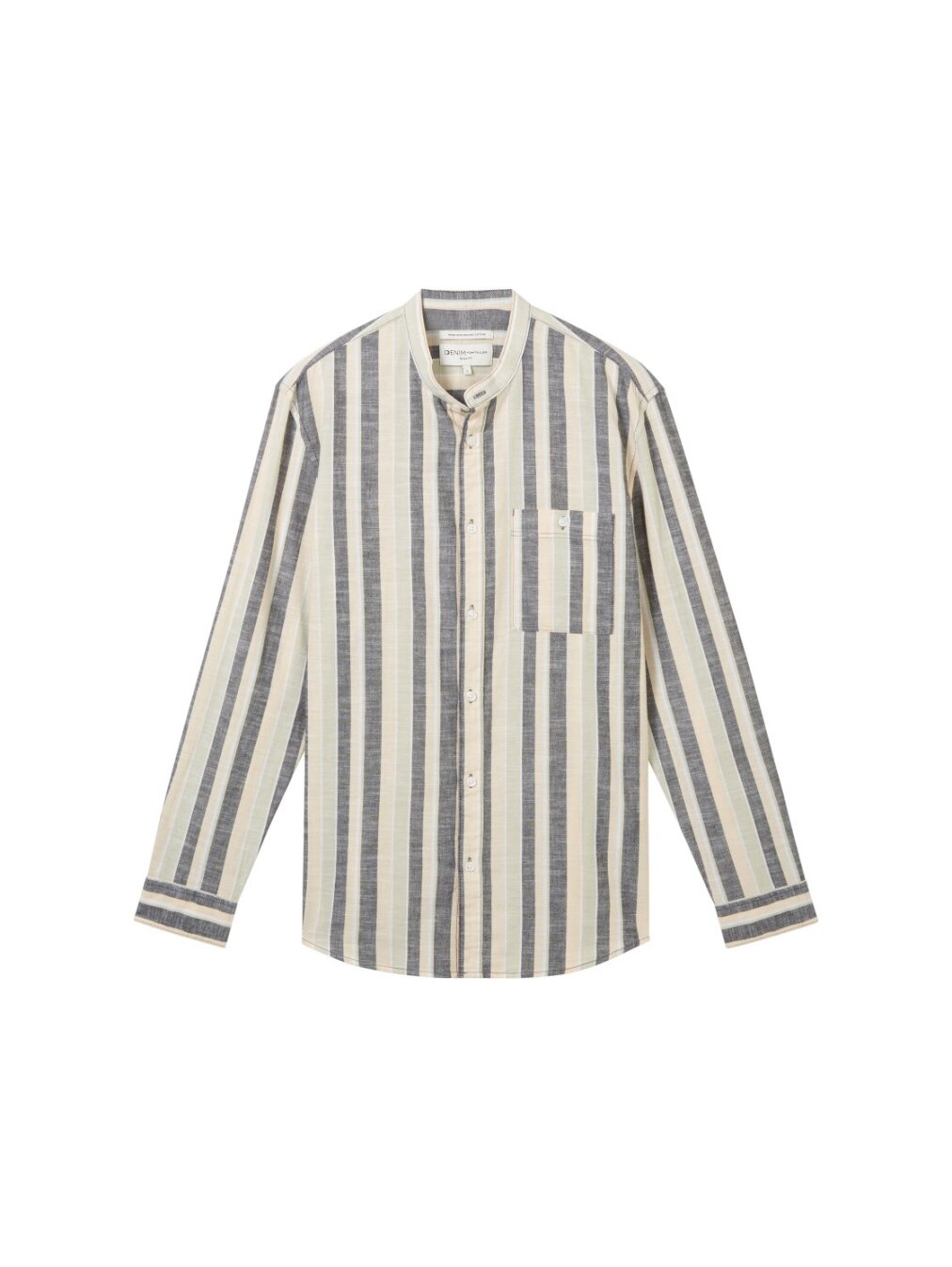 striped slubyarn shirt
