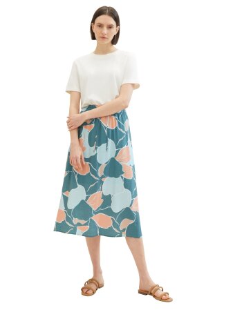 printed airblow skirt