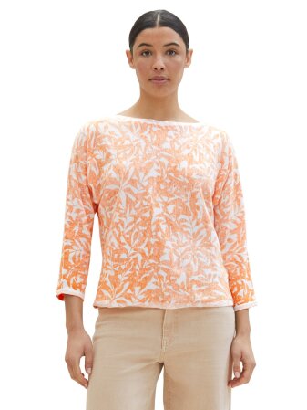 knit pullover inside printed