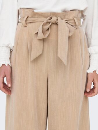 ONLMARSA SOLID PAPERBAG PANT WVN NO