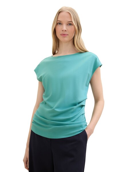 T-shirt with drapes