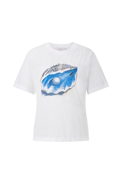 elegant fit T-Shirt with seashell p