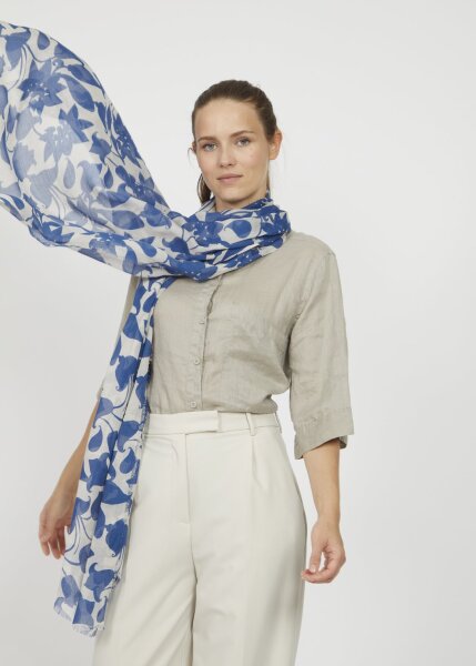 PRINTED SCARF SUSTAINABLE BAMBOO FL