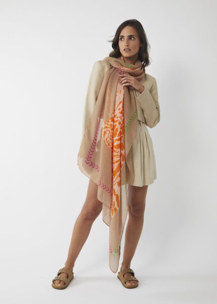 TWILL SCARF RECYCLED 100%POLYESTER