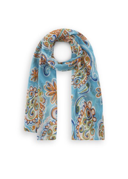 PRINTED SCARF RECYCLED POLYESTER PA
