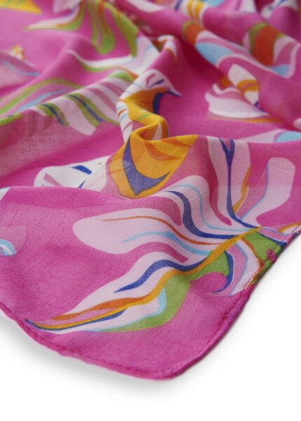PRINTED SCARF RECYCLED POLYESTER LE