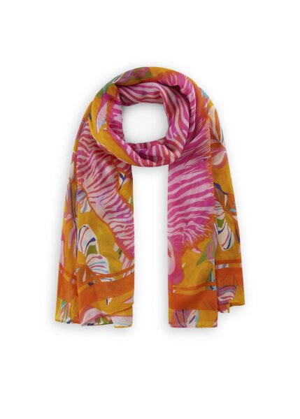 PRINTED SCARF RECYCLED POLYESTER ZE