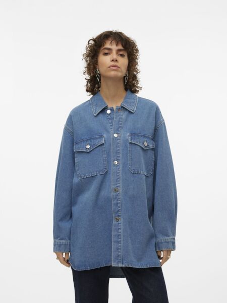 VMNAYA OVERSIZED DENIM SHIRT MIX NO