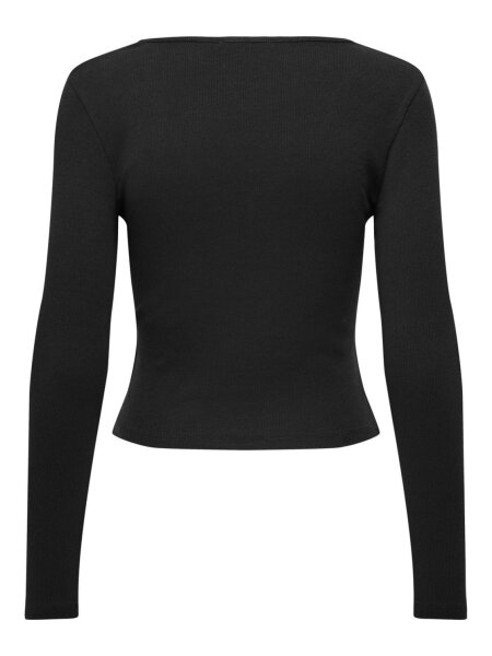 ONLKAYA L/S V-NECK SHORT TOP JRS NO