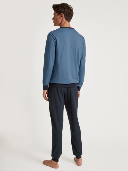 HERREN Pyjama mit Bündchen