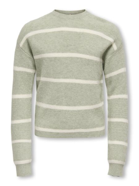 KOGFRANCA LIFE SHORT L/S STRIPE KNT
