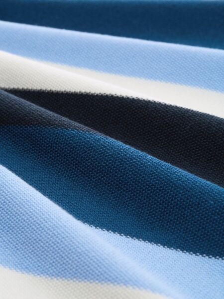 Knit structured striped