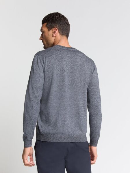 Pullover Crewneck 2 Coloured Melang