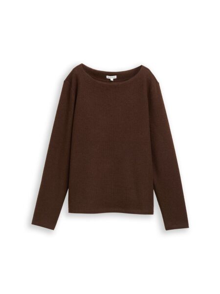 Sweatshirt cosy rib